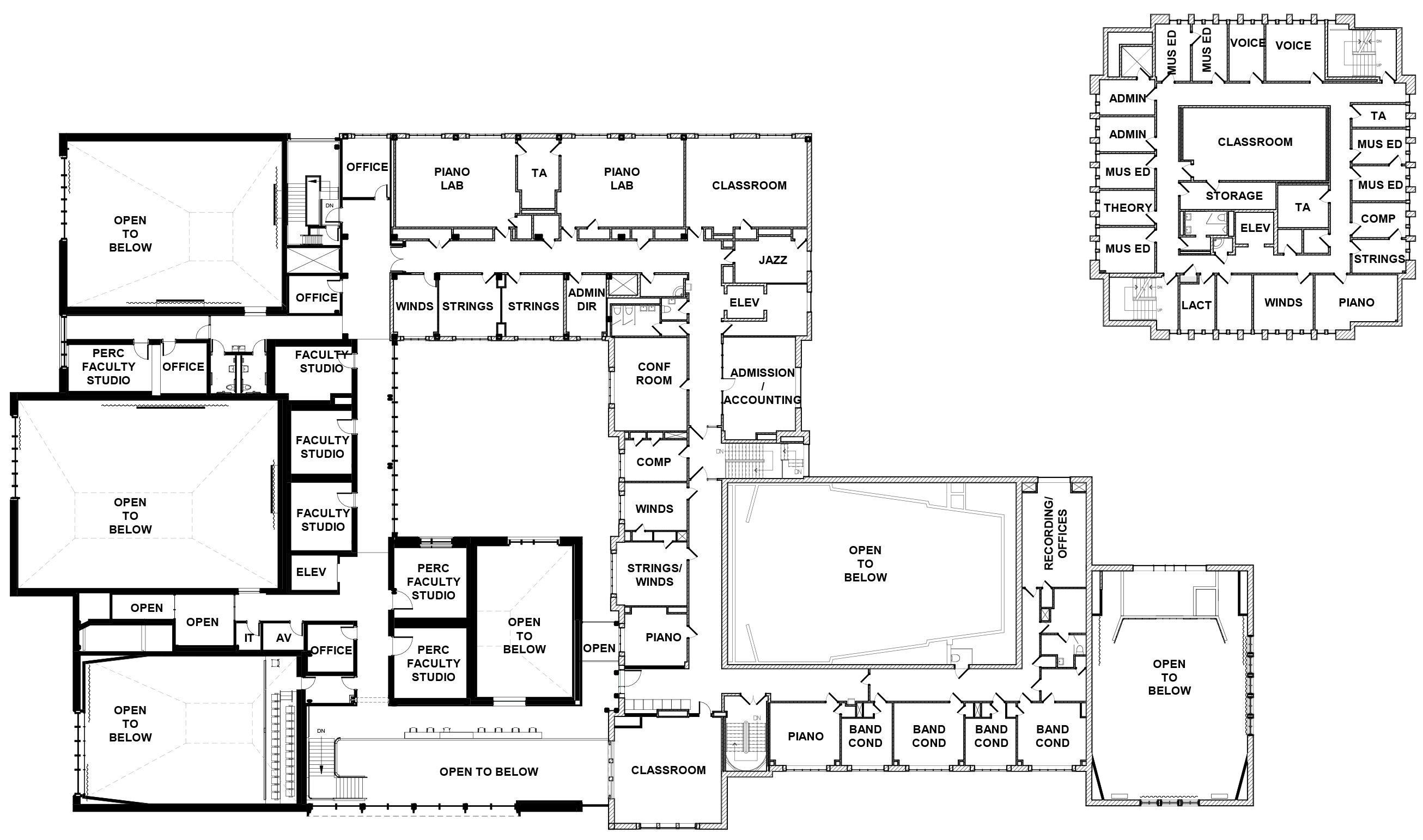 Billman Pavilion Spaces and Floor Plans MSU College of Music