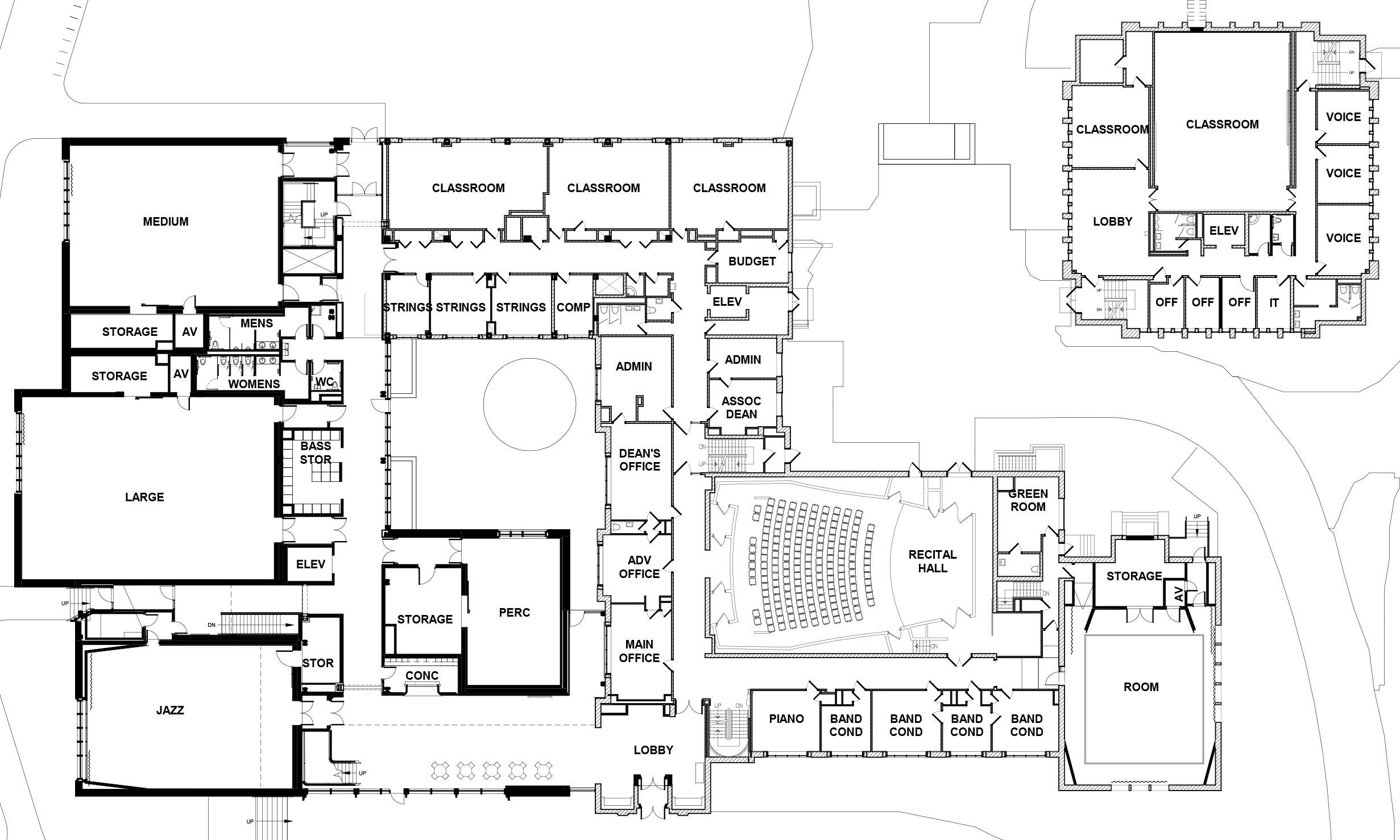 Billman Pavilion Spaces and Floor Plans MSU College of Music